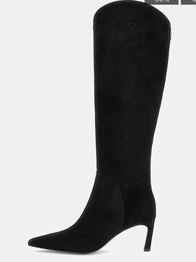 Guess PALISA3 WC Black Over-the-Knee Pointed-Toe Stiletto Boot